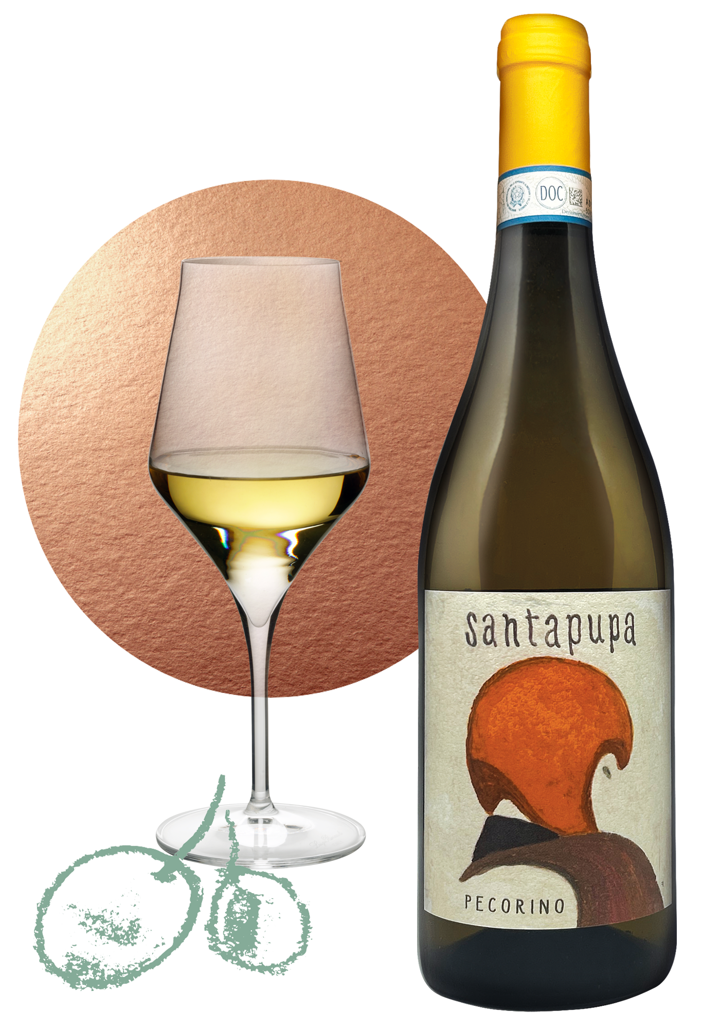 Colline Teramane Abruzzo DOC "Pecorino" Superiore Santapupa