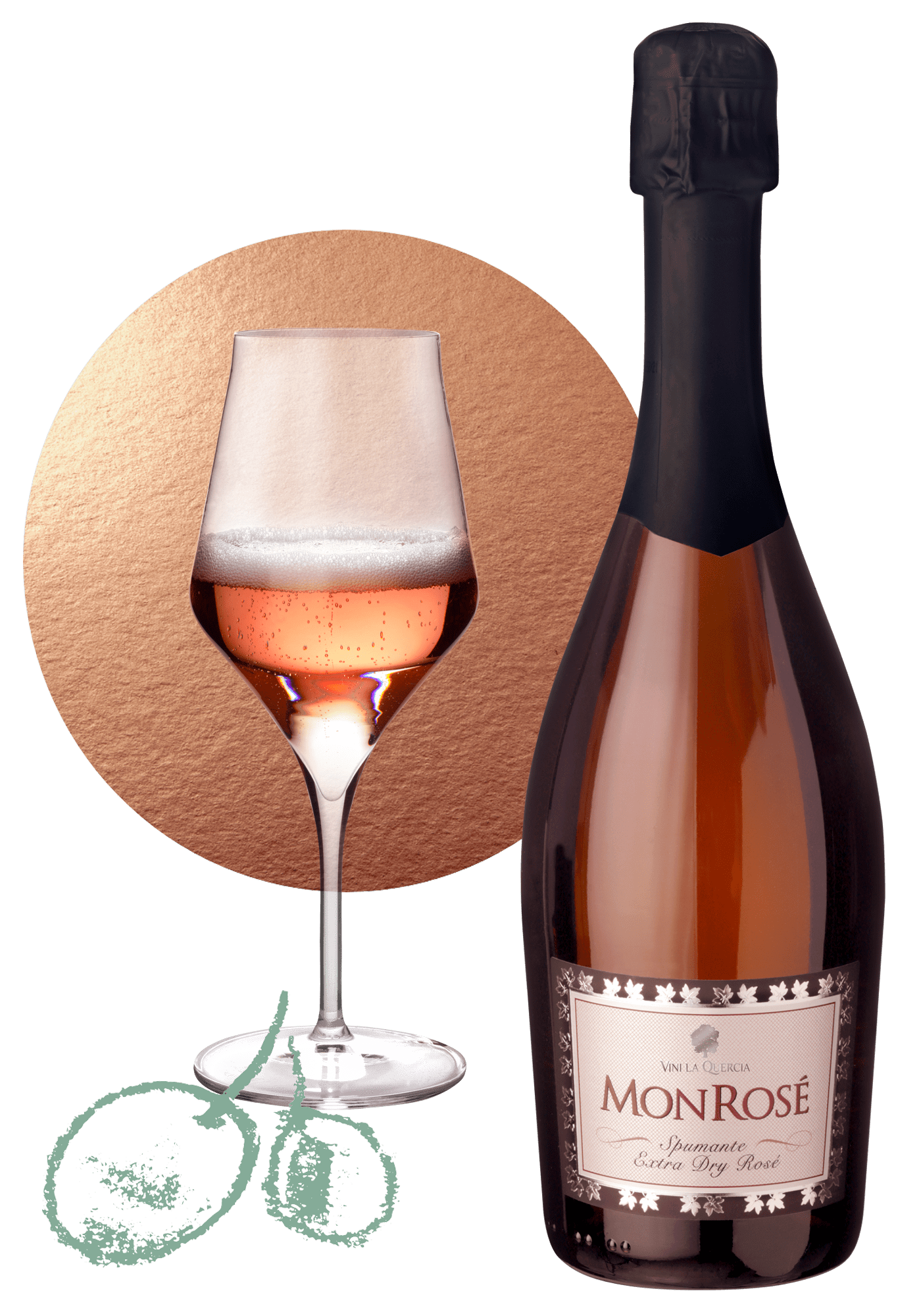 Vino Spumante Rosè Extra Dry Monrosè